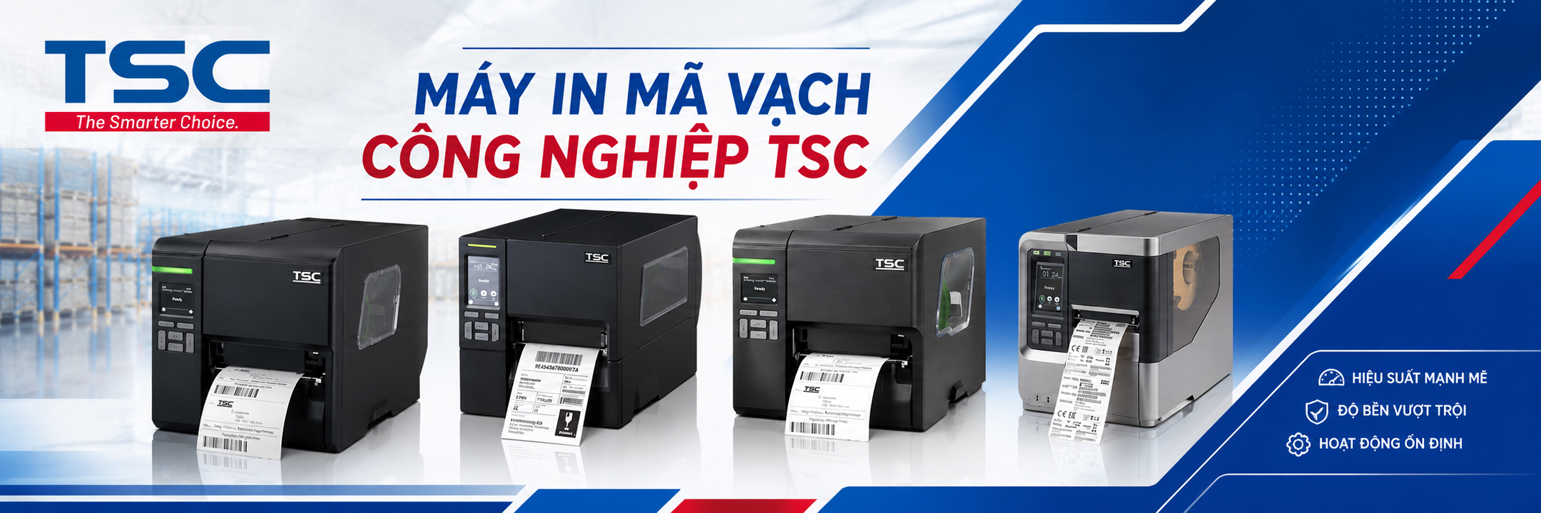 Máy in mã vạch công nghiệp TSC
